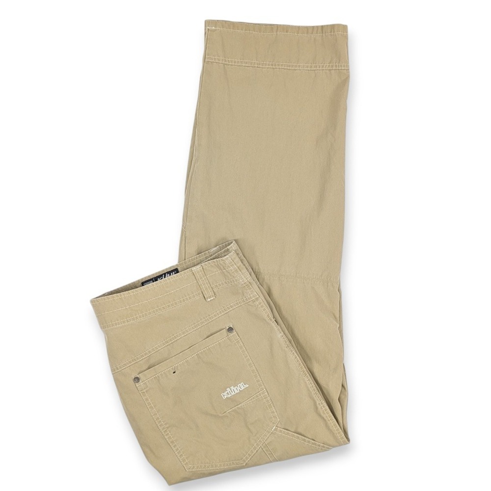 Kuhl Revolvr Pants Mens 40x30 Tan‎ Khaki Carpenter Utility Outdoor Hiking